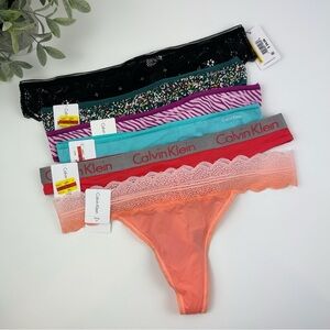 Calvin Klein Intimates Thong Bundle Women's Size Medium